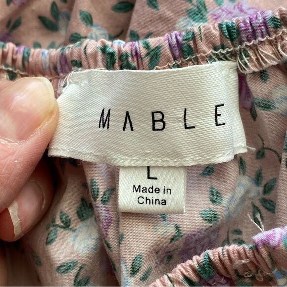 NWOT Mable x Anthropologie Garden Party Cropped Jumpsuit Size Large - Picture 12 of 16